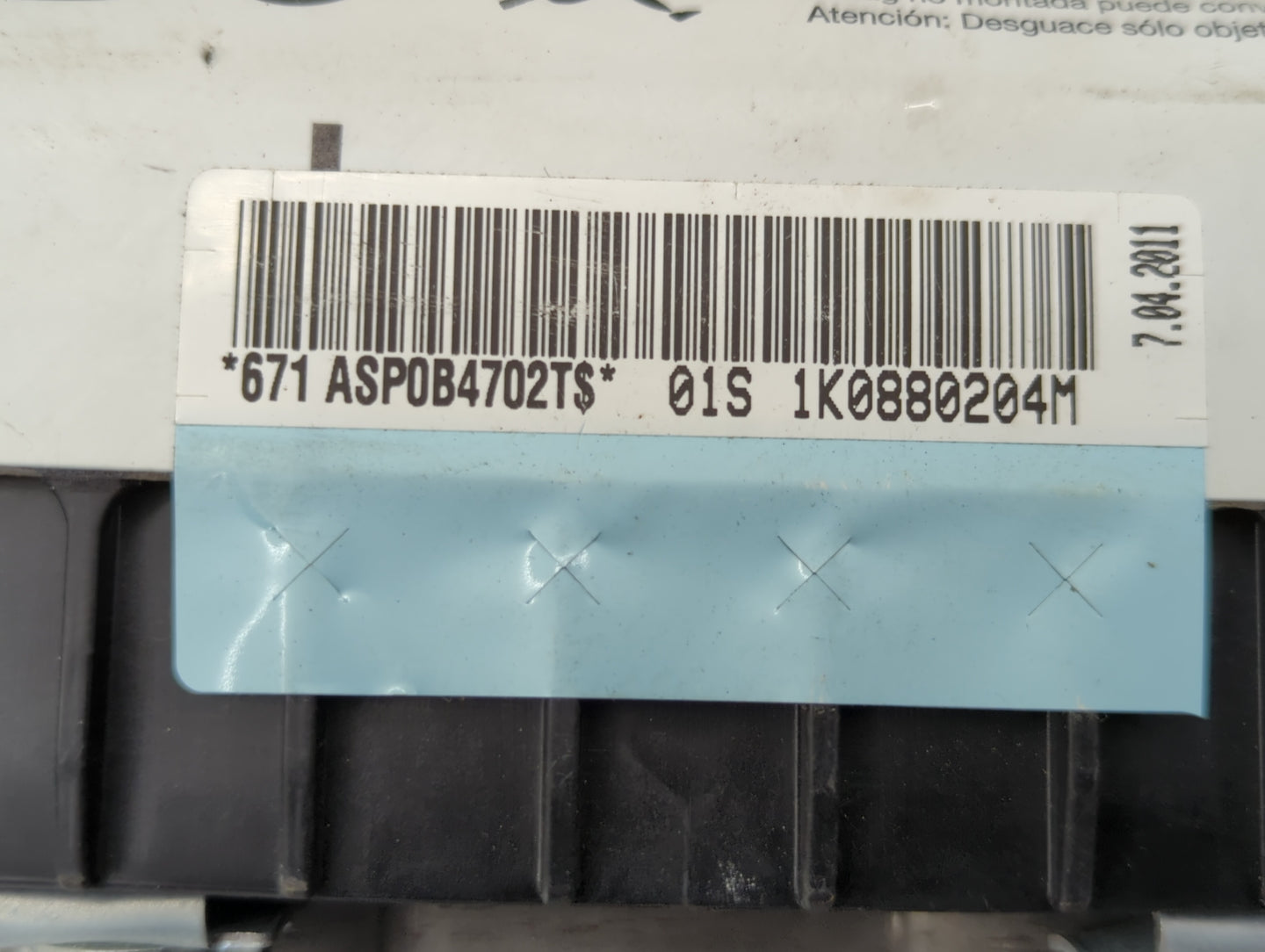 2011-2018 Volkswagen Tiguan Air Bag Passenger Right Dashboard Oem - Oemusedautoparts1.com