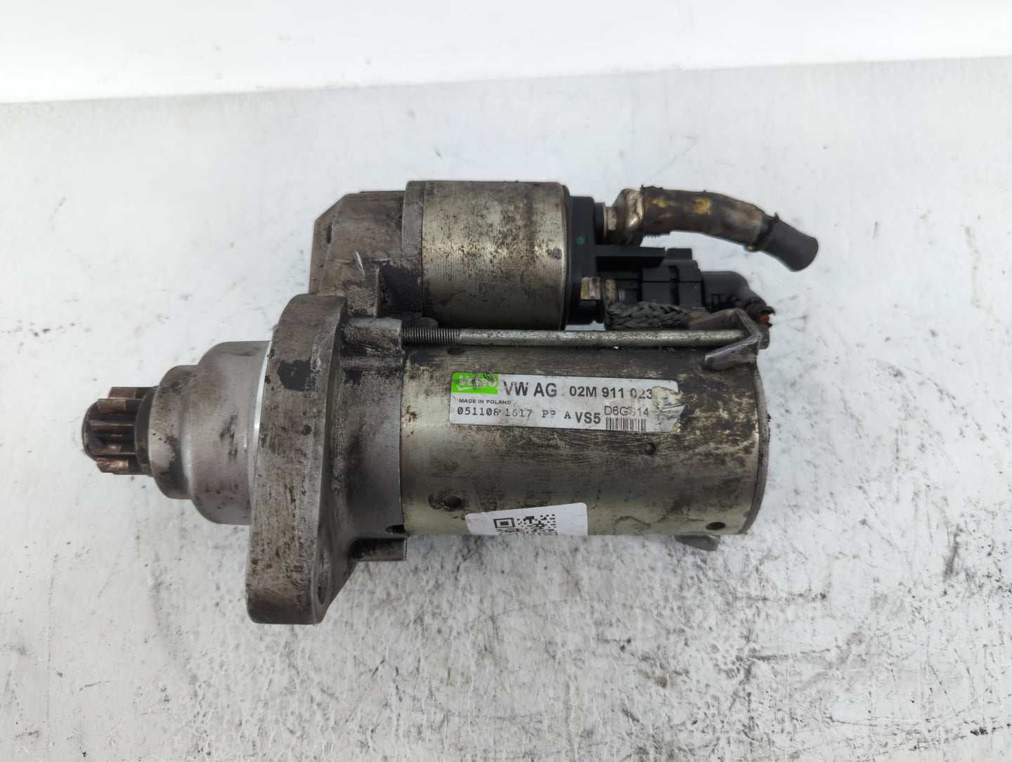2009-2017 Volkswagen Tiguan Car Starter Motor Solenoid OEM P/N:02M 91 021 B Fits OEM Used Auto Parts - Oemusedautoparts1.com