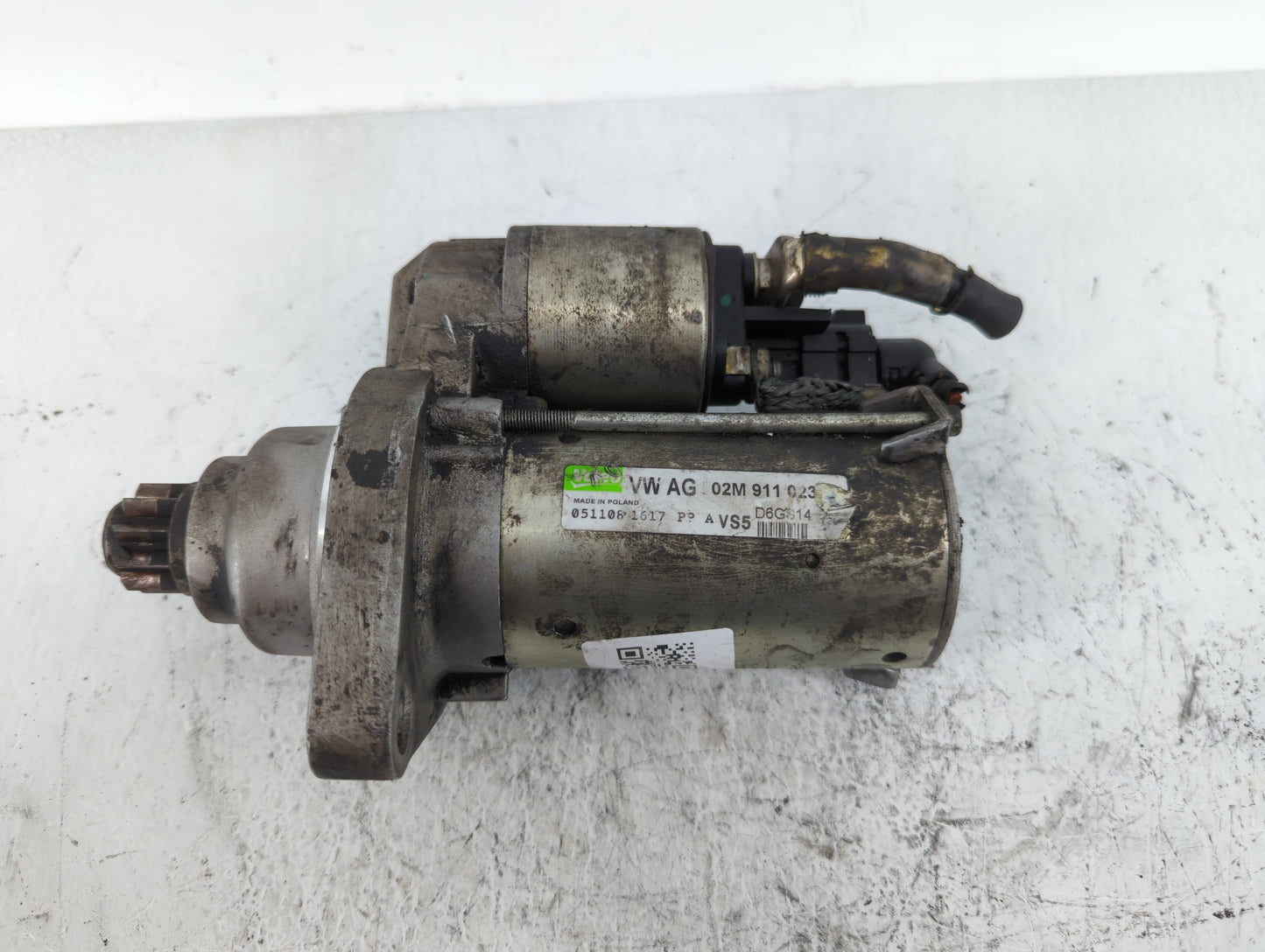 2009-2017 Volkswagen Tiguan Car Starter Motor Solenoid OEM P/N:02M 91 021 B Fits OEM Used Auto Parts - Oemusedautoparts1.com