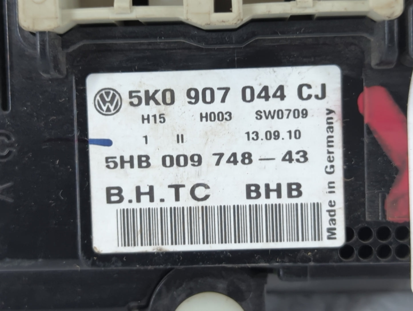 2010-2011 Volkswagen Tiguan Climate Control Module Temperature AC/Heater Replacement P/N:5K0 907 044 CJ 5K0 907 044 EG Fits 