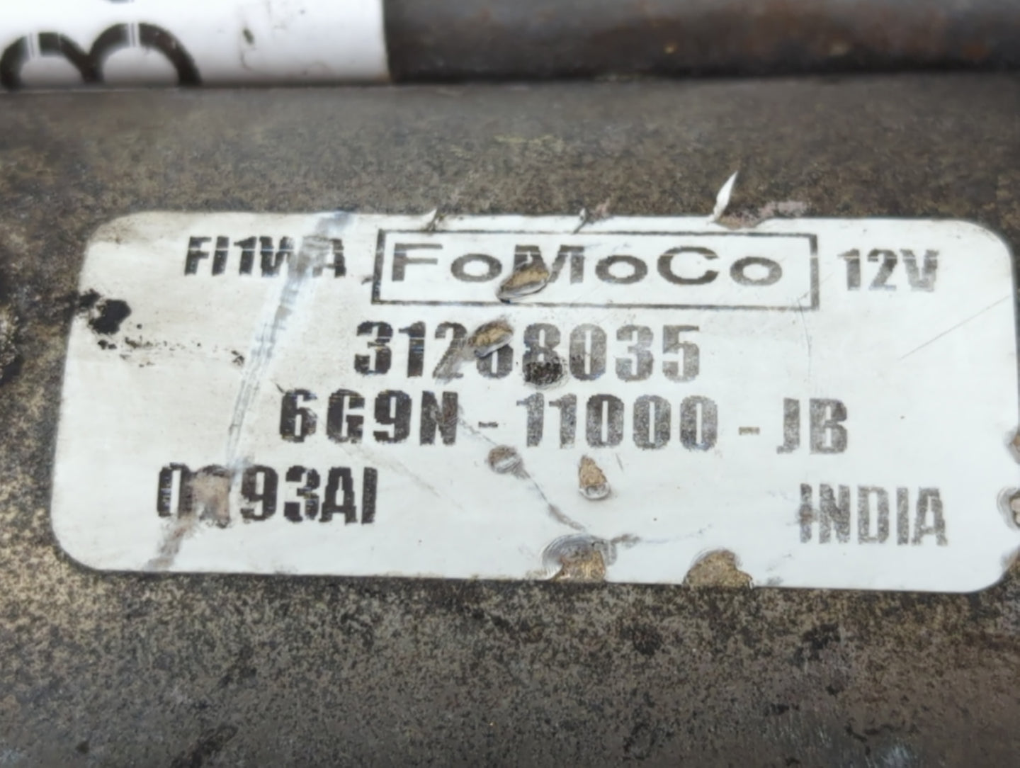 2007-2010 Volvo V70 Car Starter Motor Solenoid OEM P/N:6G9N-11000-JB Fits OEM Used Auto Parts - Oemusedautoparts1.com