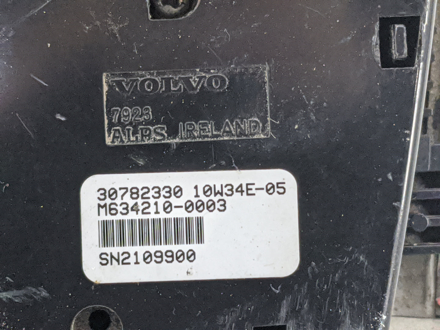 2003-2013 Volvo Xc90 Climate Control Module Temperature AC/Heater Replacement P/N:30782330 M634210-0003 Fits OEM Used Auto P
