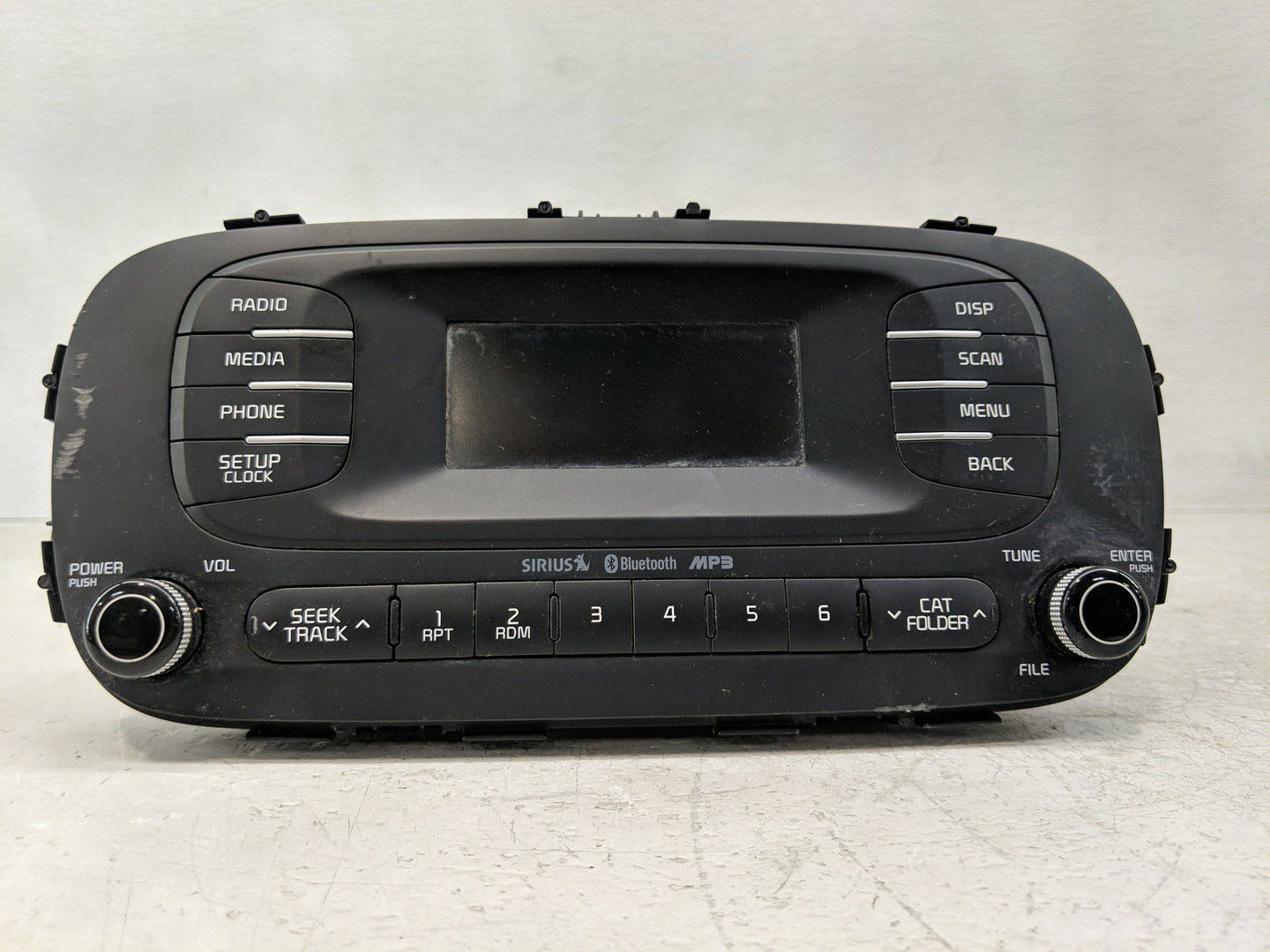 2014-2016 Kia Soul Radio AM FM Cd Player Receiver Replacement P/N:96170-B2090CA Fits Fits 2014 2015 2016 OEM Used Auto Parts