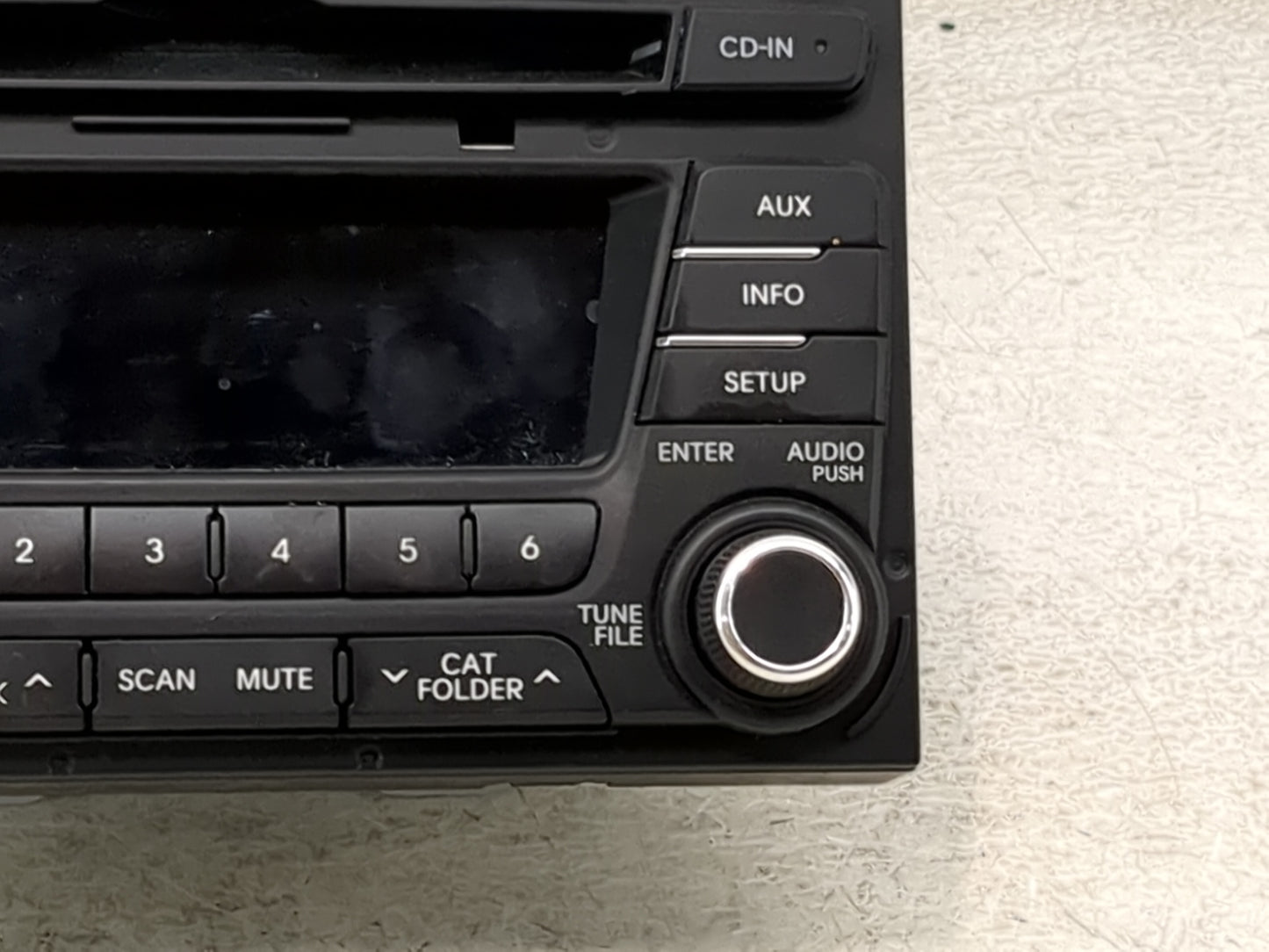 2012 Optima Radio AM FM Cd Player Receiver Replacement Fits Fits 2011 2013 OEM Used Auto Parts - Oemusedautoparts1.com