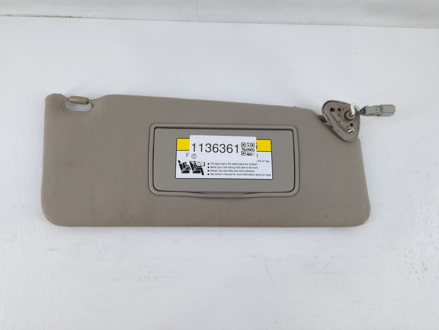 2007-2013 Acura Mdx Sun Visor Shade Replacement Passenger Right Mirror Fits Fits 2007 2008 2009 2010 2011 2012 2013 OEM Used