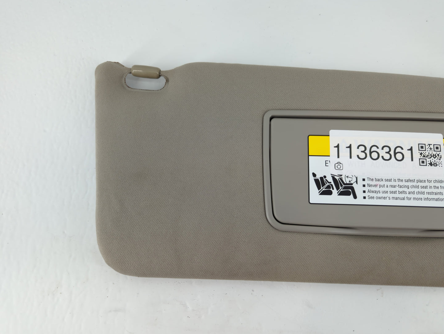 2007-2013 Acura Mdx Sun Visor Shade Replacement Passenger Right Mirror Fits Fits 2007 2008 2009 2010 2011 2012 2013 OEM Used