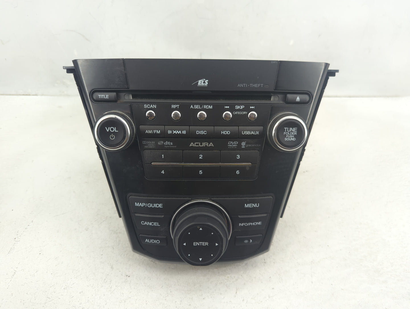 2010-2013 Acura Mdx Radio AM FM Cd Player Receiver Replacement P/N:39101-STX-A630-M1 Fits Fits 2010 2011 2012 2013 OEM Used 