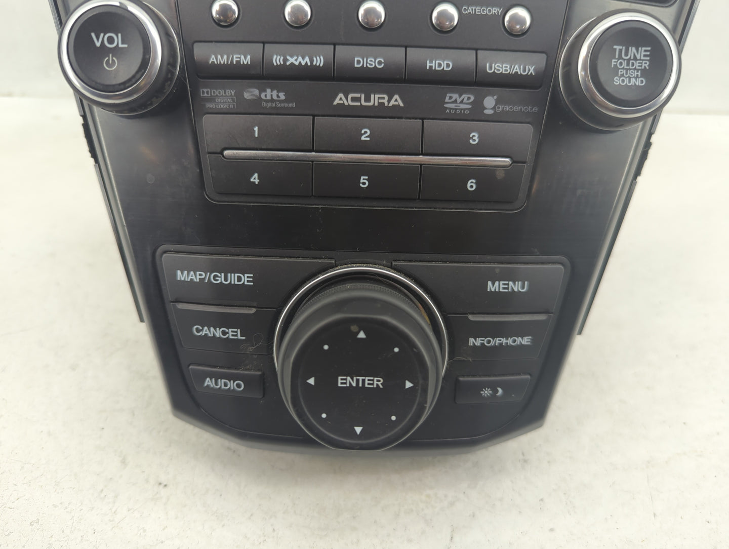 2010-2013 Acura Mdx Radio AM FM Cd Player Receiver Replacement P/N:39101-STX-A630-M1 Fits Fits 2010 2011 2012 2013 OEM Used 