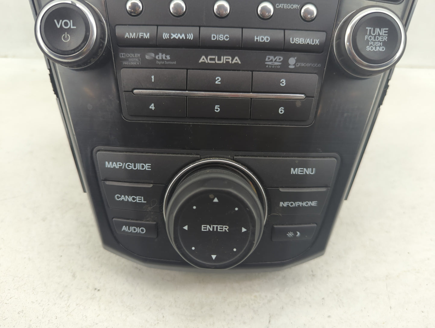2010-2013 Acura Mdx Radio AM FM Cd Player Receiver Replacement P/N:39101-STX-A630-M1 Fits Fits 2010 2011 2012 2013 OEM Used 