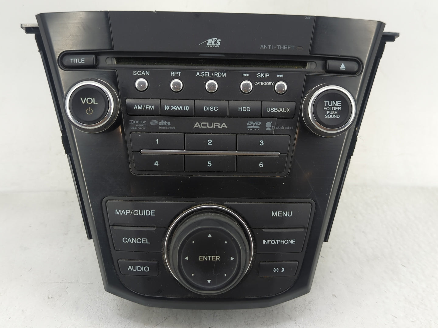 2010-2013 Acura Mdx Radio AM FM Cd Player Receiver Replacement P/N:39101-STX-A630-M1 Fits Fits 2010 2011 2012 2013 OEM Used 
