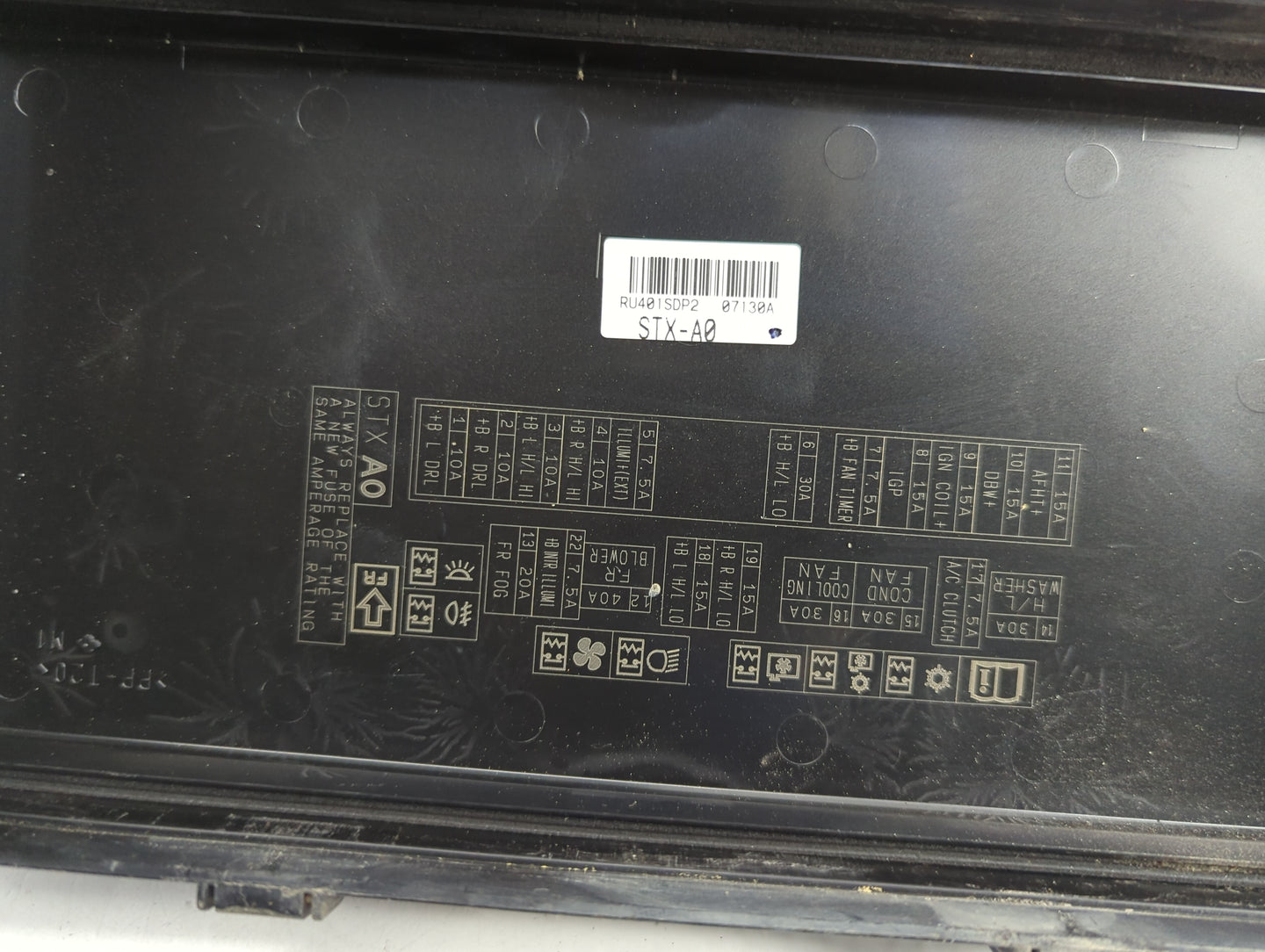 2007-2013 Acura Mdx Fusebox Fuse Box Panel Relay Module P/N:STX-A0 Fits Fits 2007 2008 2009 2010 2011 2012 2013 OEM Used Aut