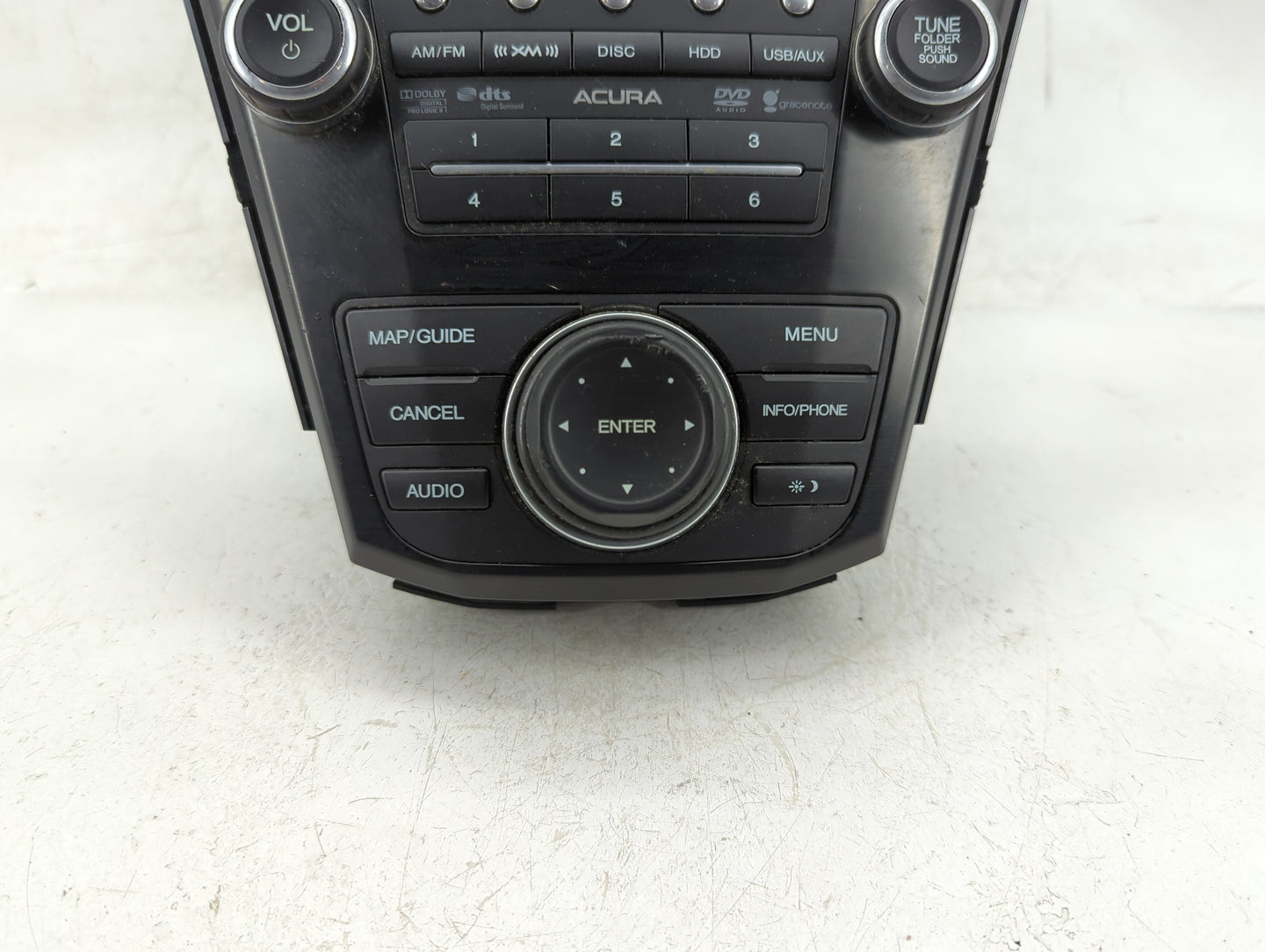 2010-2013 Acura Mdx Radio AM FM Cd Player Receiver Replacement P/N:39101-STX-A630-M1 Fits Fits 2010 2011 2012 2013 OEM Used 