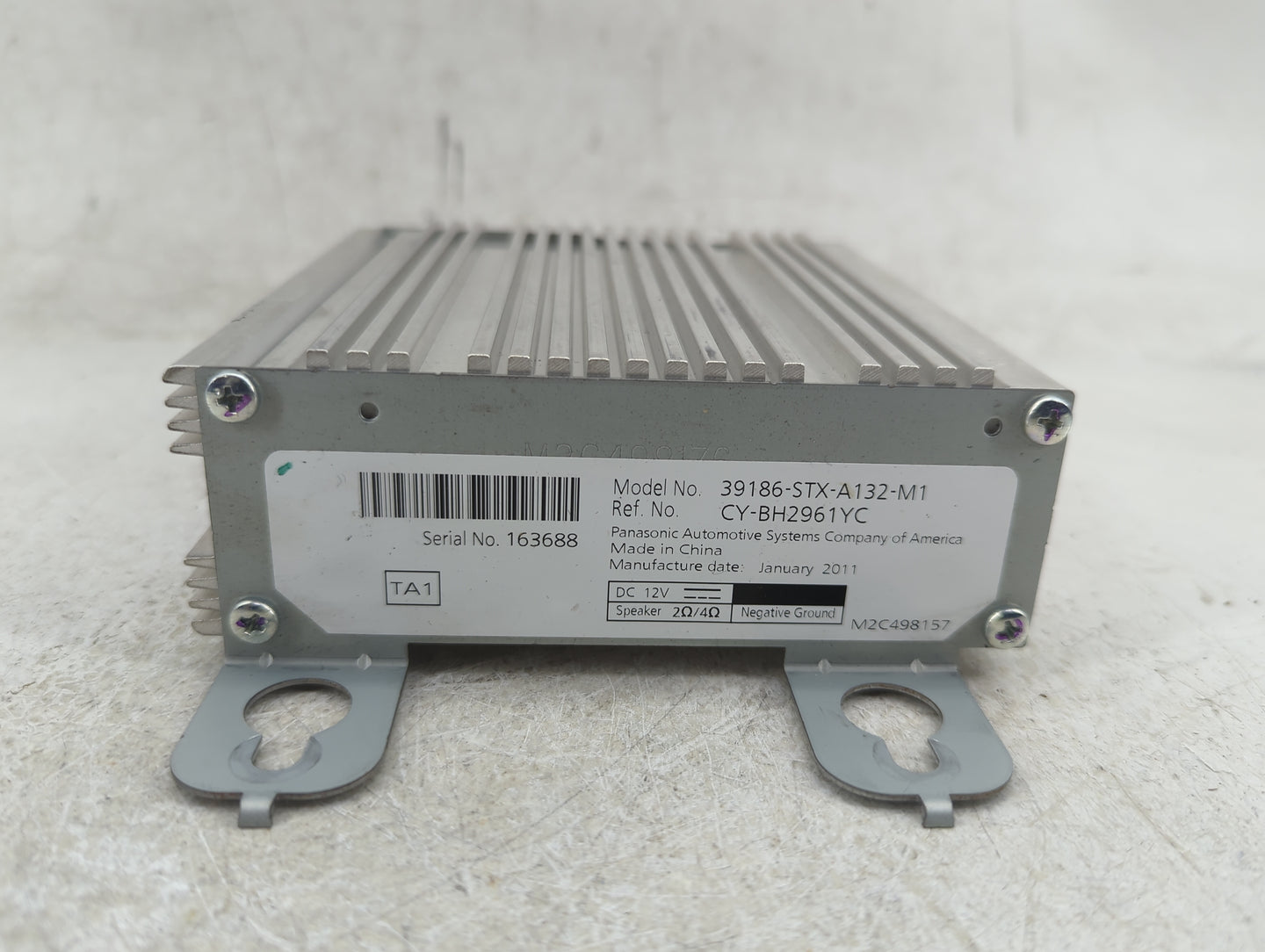 2010-2013 Acura Mdx Radio AM FM Cd Player Receiver Replacement P/N:39186-STX-A132-M1 Fits Fits 2010 2011 2012 2013 OEM Used 