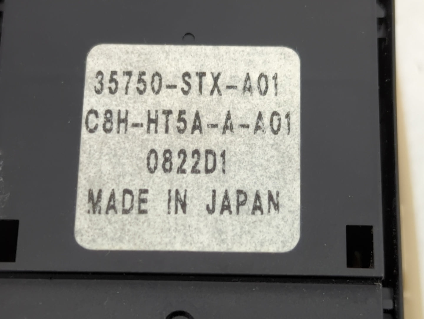 2007-2013 Acura Mdx Master Power Window Switch Replacement Driver Side Left P/N:35750-STX-A01 Fits OEM Used Auto Parts - Oem
