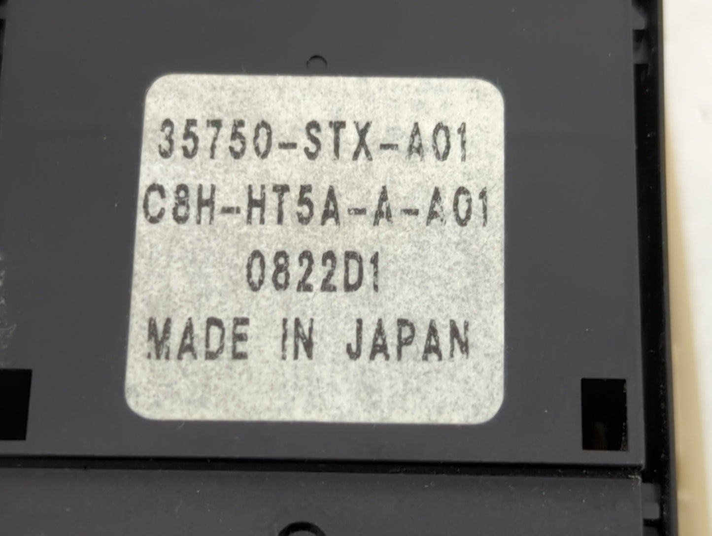 2007-2013 Acura Mdx Master Power Window Switch Replacement Driver Side Left P/N:35750-STX-A01 Fits OEM Used Auto Parts - Oem