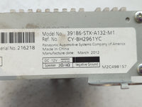2010-2013 Acura Mdx Radio AM FM Cd Player Receiver Replacement P/N:39186-STX-A132-M1 Fits Fits 2010 2011 2012 2013 OEM Used 