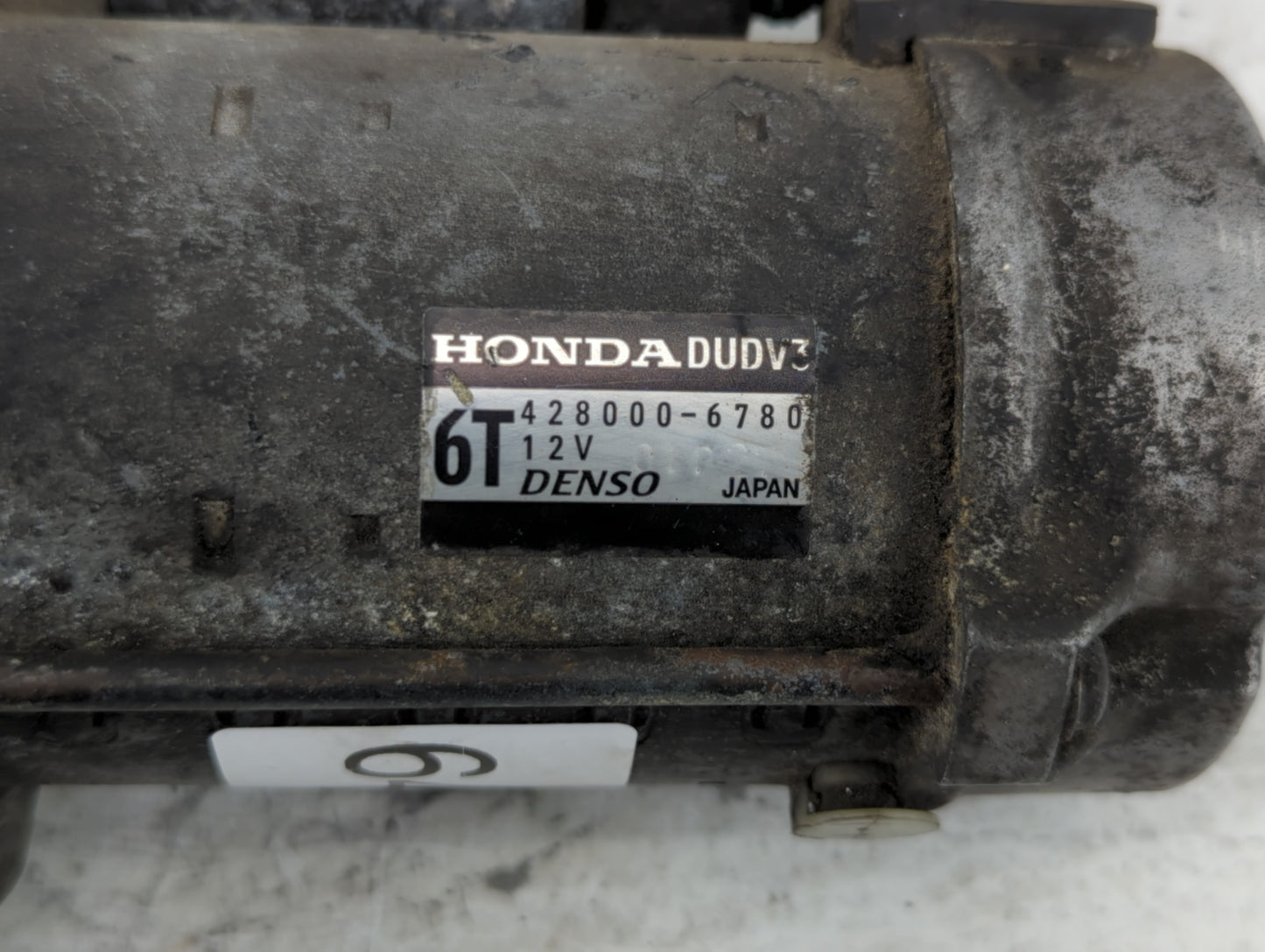 2010-2013 Acura Mdx Car Starter Motor Solenoid OEM P/N:428000-6780 6T Fits Fits 2010 2011 2012 2013 OEM Used Auto Parts - Oe