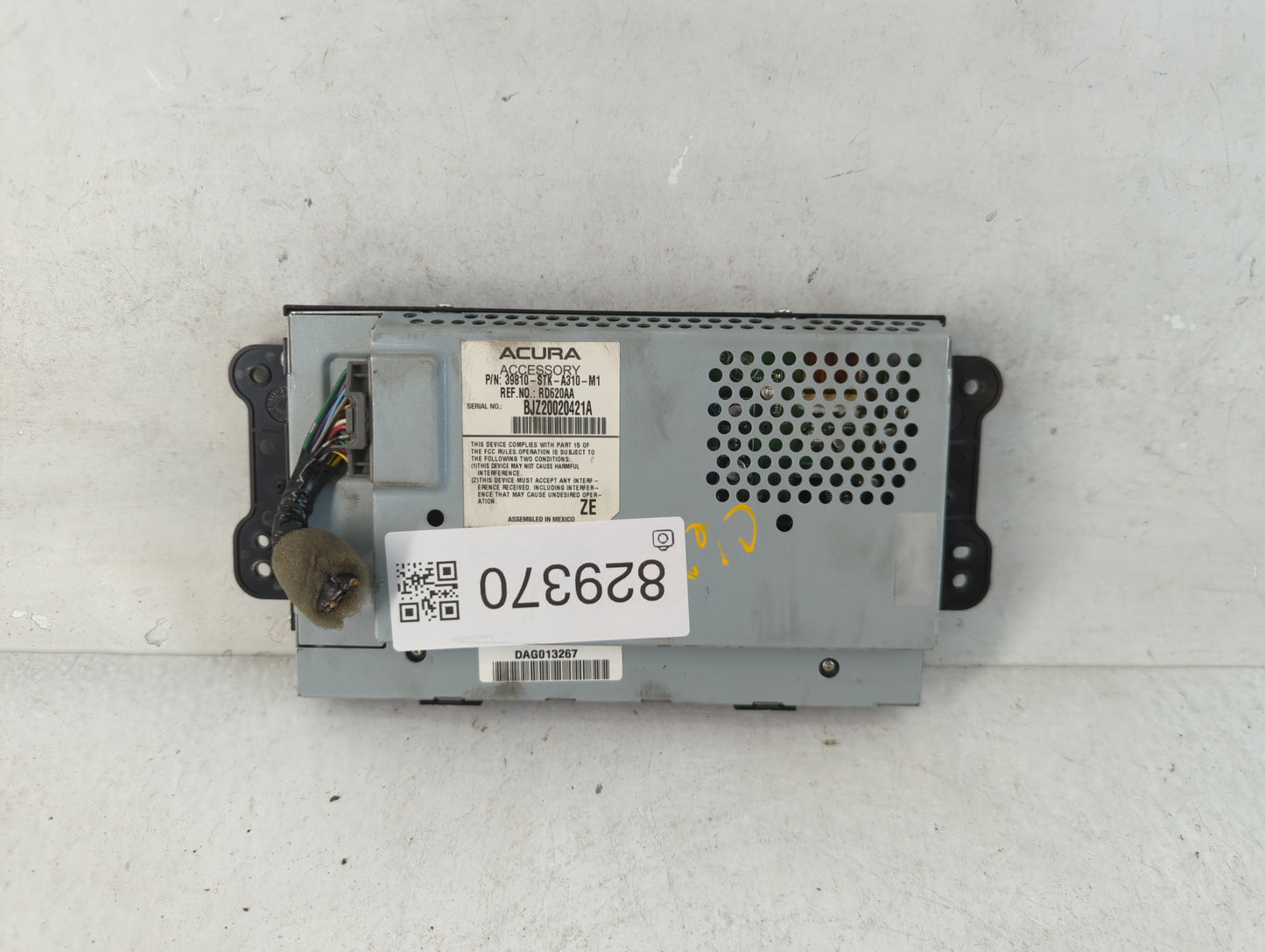 2010-2012 Acura Rdx Information Display Screen - Oemusedautoparts1.com