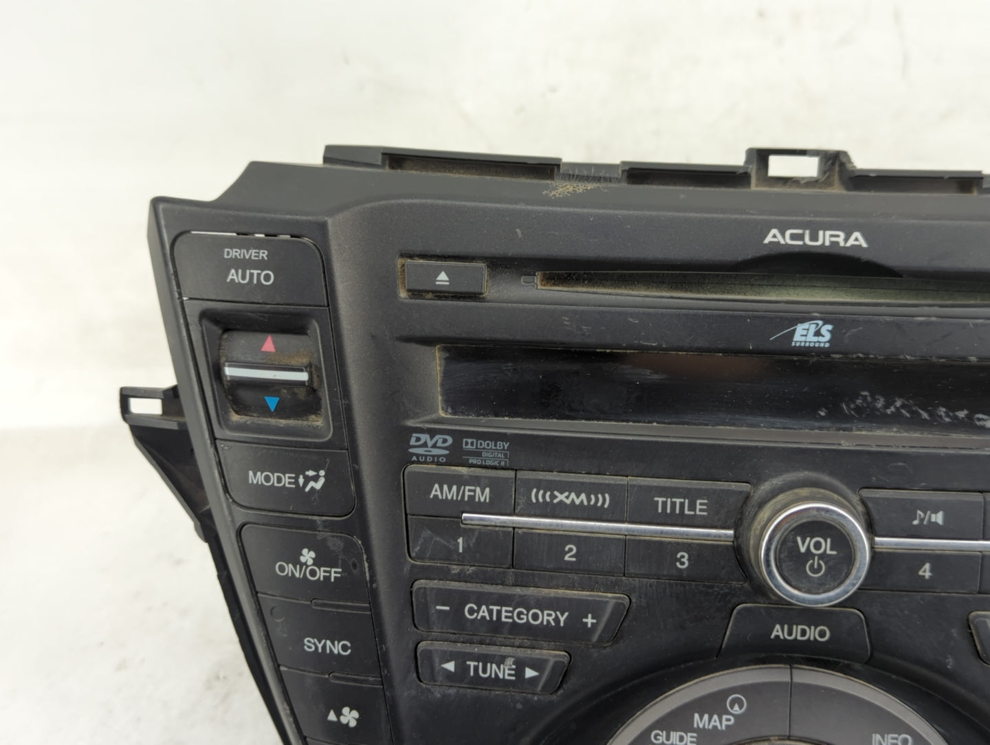 2012 Acura Tl Radio AM FM Cd Player Receiver Replacement P/N:39100-TK4-C310 Fits OEM Used Auto Parts - Oemusedautoparts1.com