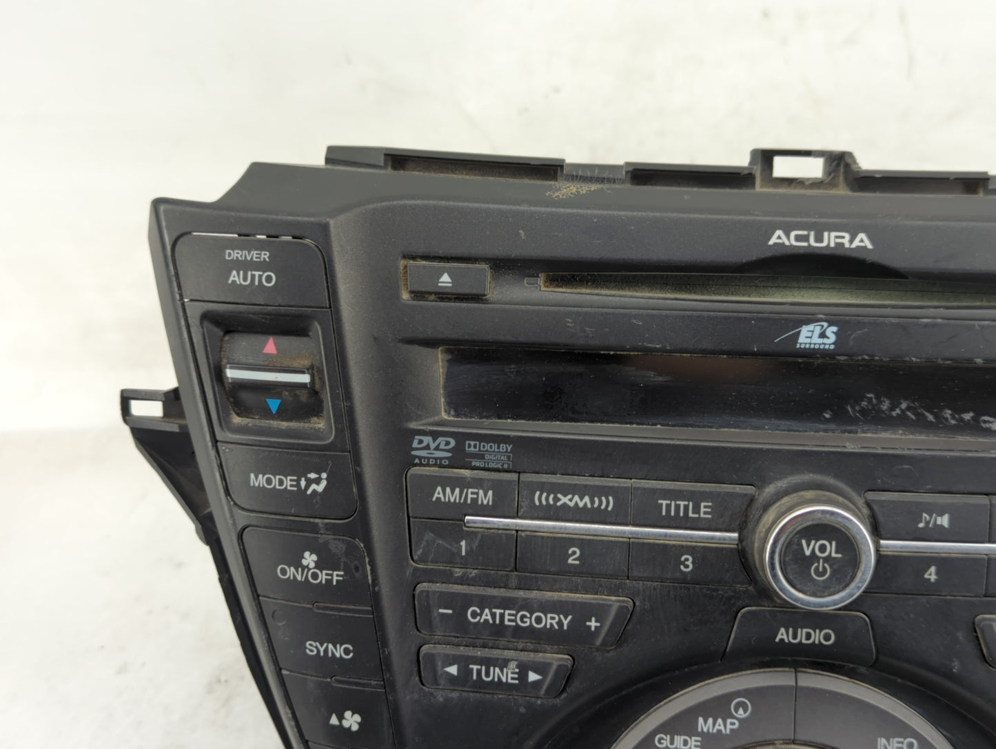 2012 Acura Tl Radio AM FM Cd Player Receiver Replacement P/N:39100-TK4-C310 Fits OEM Used Auto Parts - Oemusedautoparts1.com
