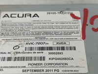 2012 Acura Tl Radio AM FM Cd Player Receiver Replacement P/N:39100-TK4-C310 Fits OEM Used Auto Parts - Oemusedautoparts1.com
