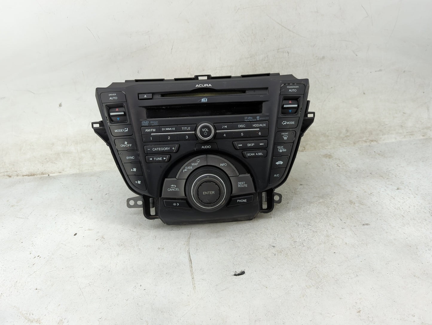 2012 Acura Tl Radio AM FM Cd Player Receiver Replacement P/N:39100-TK4-A310 Fits OEM Used Auto Parts - Oemusedautoparts1.com