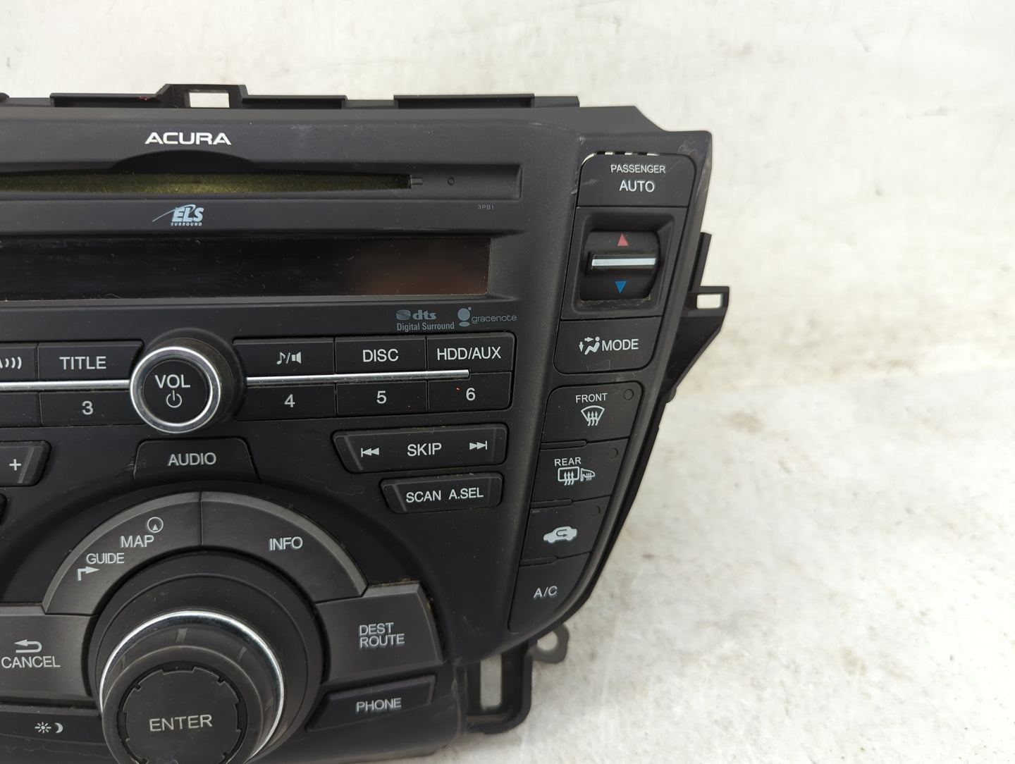 2012 Acura Tl Radio AM FM Cd Player Receiver Replacement P/N:39100-TK4-A310 Fits OEM Used Auto Parts - Oemusedautoparts1.com