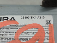 2012 Acura Tl Radio AM FM Cd Player Receiver Replacement P/N:39100-TK4-A310 Fits OEM Used Auto Parts - Oemusedautoparts1.com