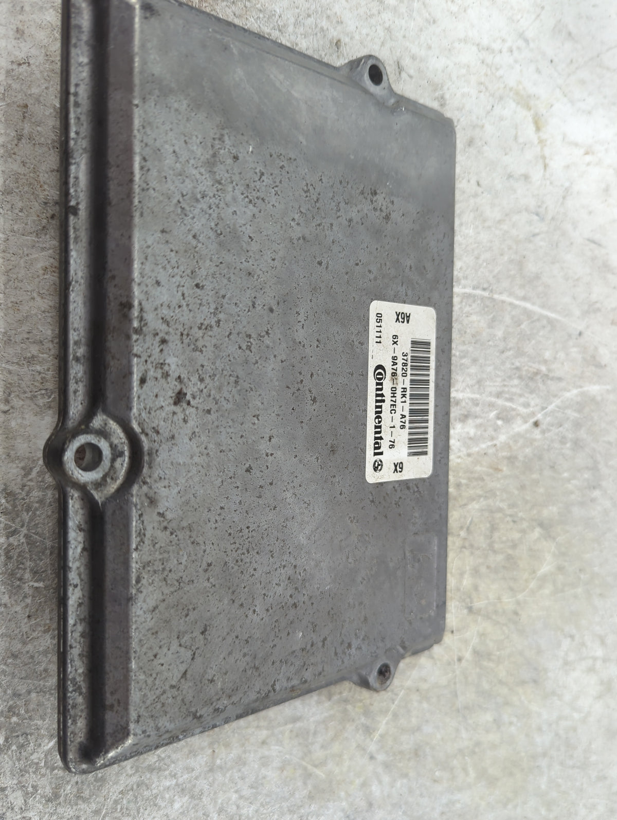 2012 Acura Tl PCM Engine Control Computer ECU ECM PCU OEM P/N:37820-RK1-A76 6X-9A76-0H7EC-1-76 Fits OEM Used Auto Parts - Oe