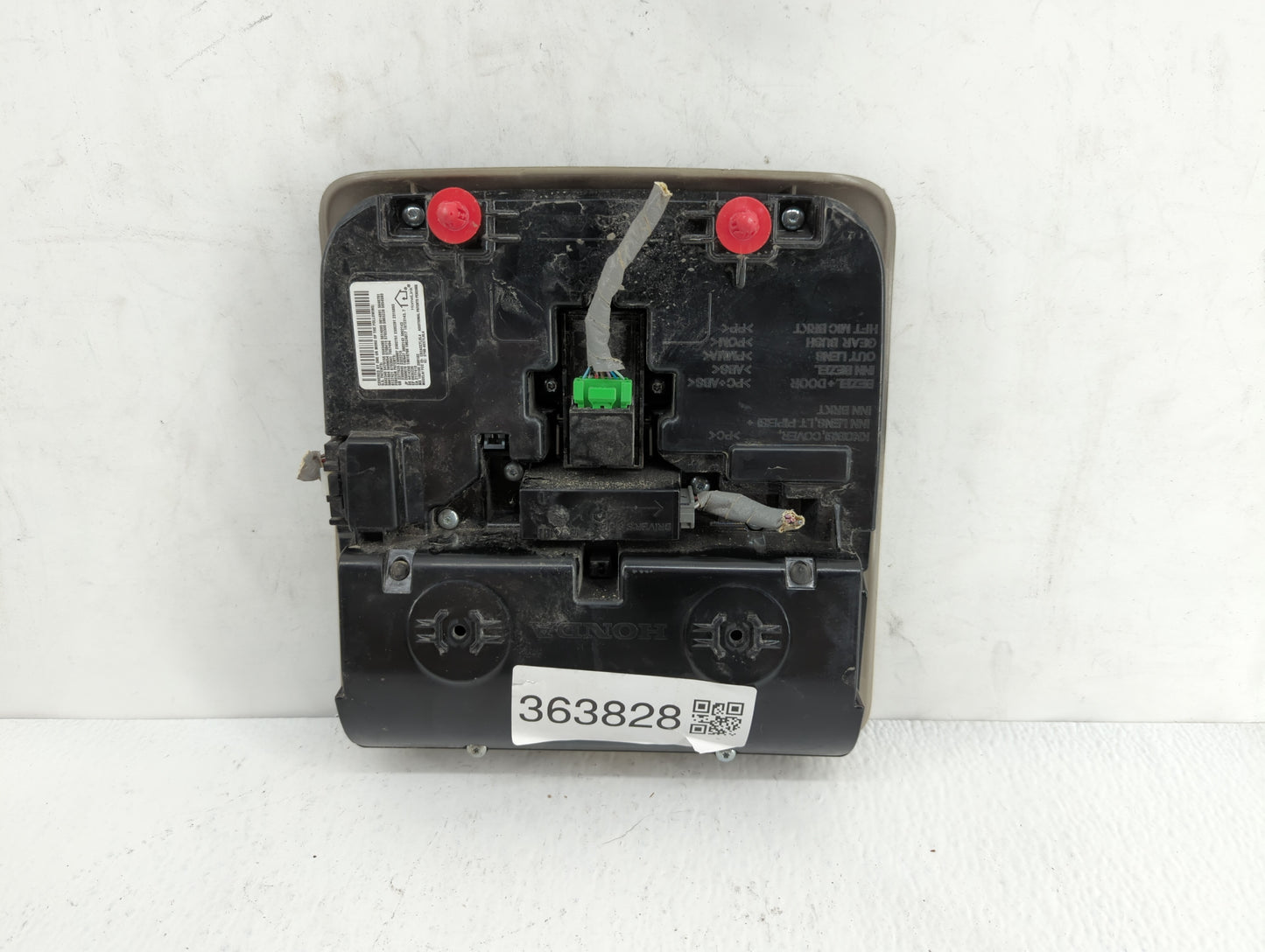 2009-2014 Acura Tl Overhead Console W/rear Climate Control Beige - Oemusedautoparts1.com
