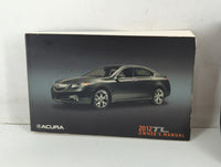 2012 Acura Tl Owners Manual Book Guide P/N:00X31-TK4-6310 31TK4631 OEM Used Auto Parts - Oemusedautoparts1.com