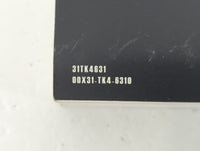 2012 Acura Tl Owners Manual Book Guide P/N:31TK4631 OEM Used Auto Parts - Oemusedautoparts1.com
