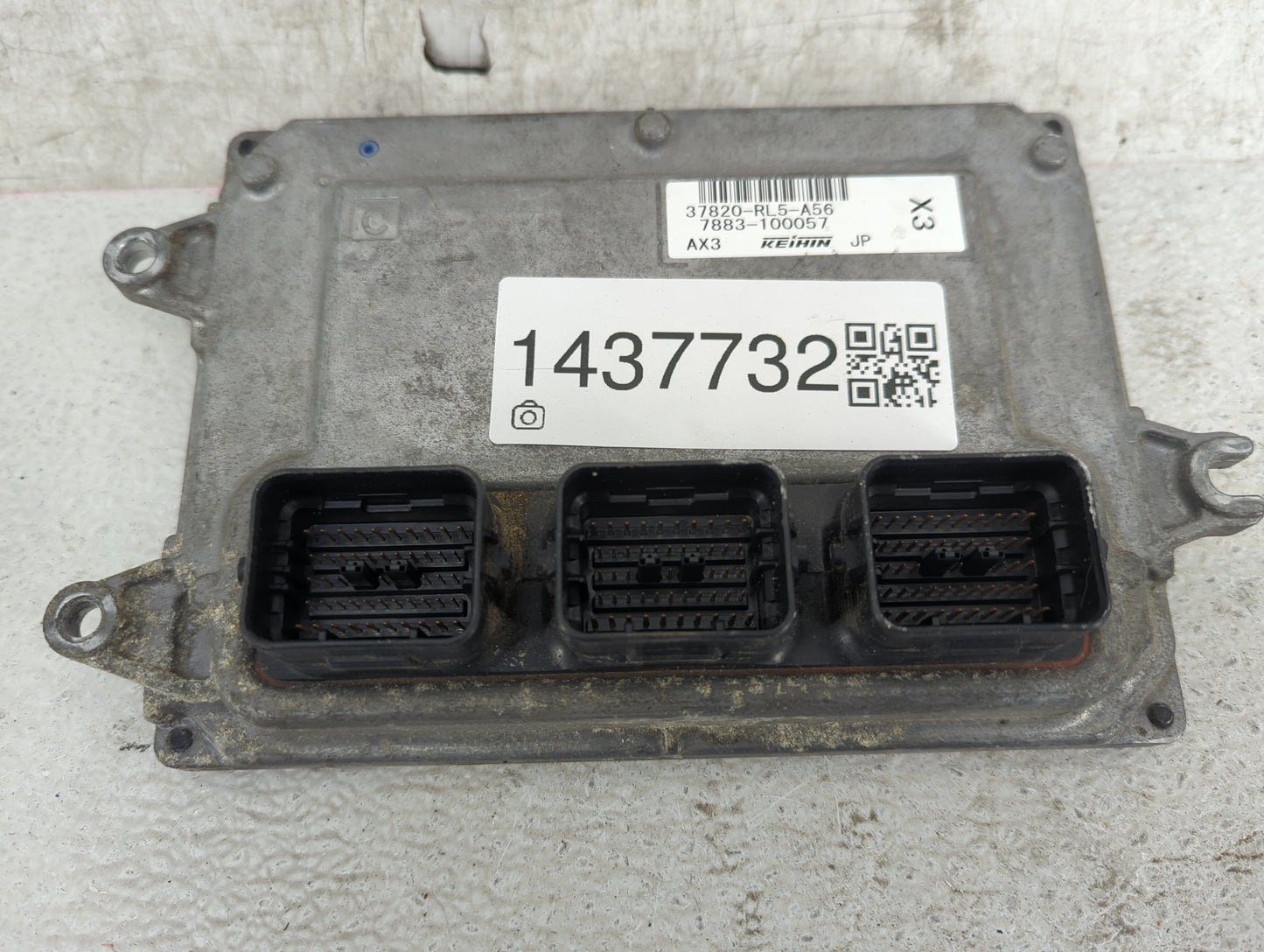 2009-2014 Acura Tsx PCM Engine Control Computer ECU ECM PCU OEM P/N:37820-RL5-A56 7883-100057 Fits OEM Used Auto Parts - Oem