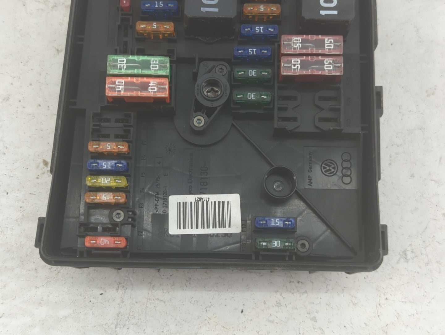 2006-2013 Audi A3 Fusebox Fuse Box Panel Relay Module Fits Fits 2006 2007 2008 2009 2010 2011 2012 2013 2014 2015 OEM Used A