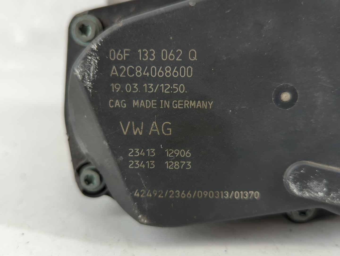 2006-2018 Audi A3 Throttle Body P/N:A2C84068600 06F 133 062 Q Fits OEM Used Auto Parts - Oemusedautoparts1.com