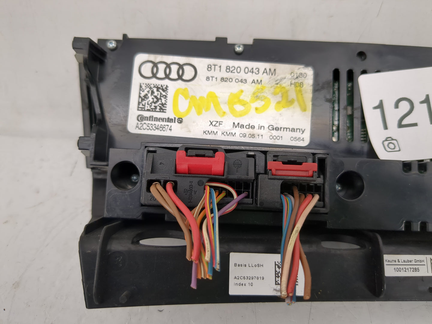 2009-2012 Audi A4 Climate Control Module Temperature AC/Heater Replacement P/N:8T1 820 043 AM Fits Fits 2008 2009 2010 2011 