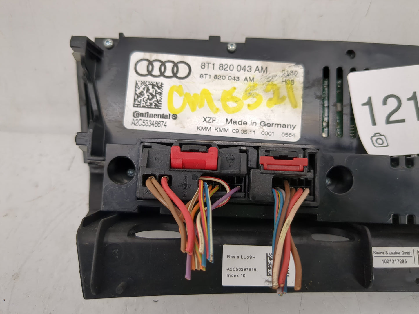 2009-2012 Audi A4 Climate Control Module Temperature AC/Heater Replacement P/N:8T1 820 043 AM Fits Fits 2008 2009 2010 2011 