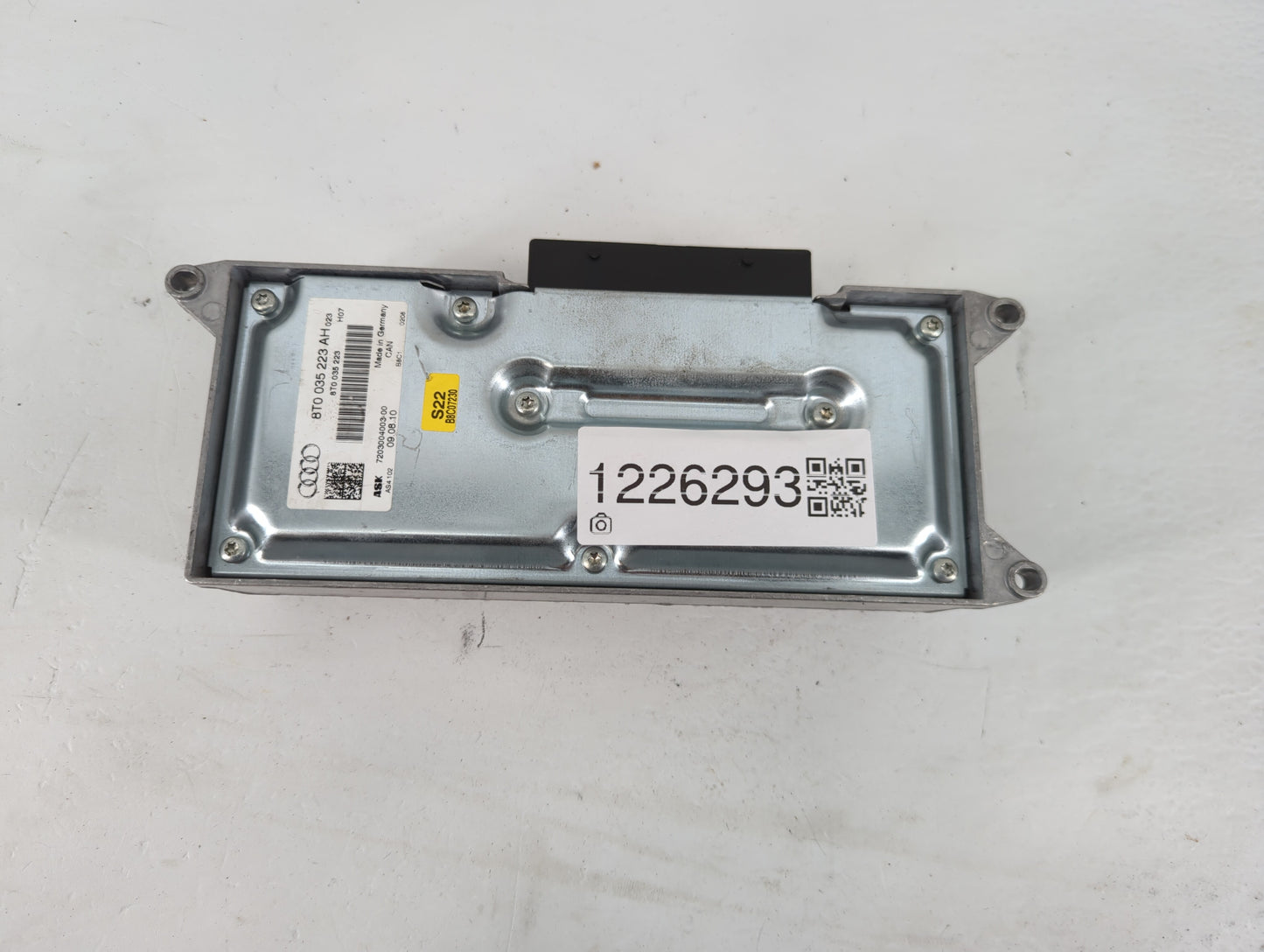 2012 Audi A4 PCM Engine Control Computer ECU ECM PCU OEM P/N:8T0 035 223 AH Fits OEM Used Auto Parts - Oemusedautoparts1.com