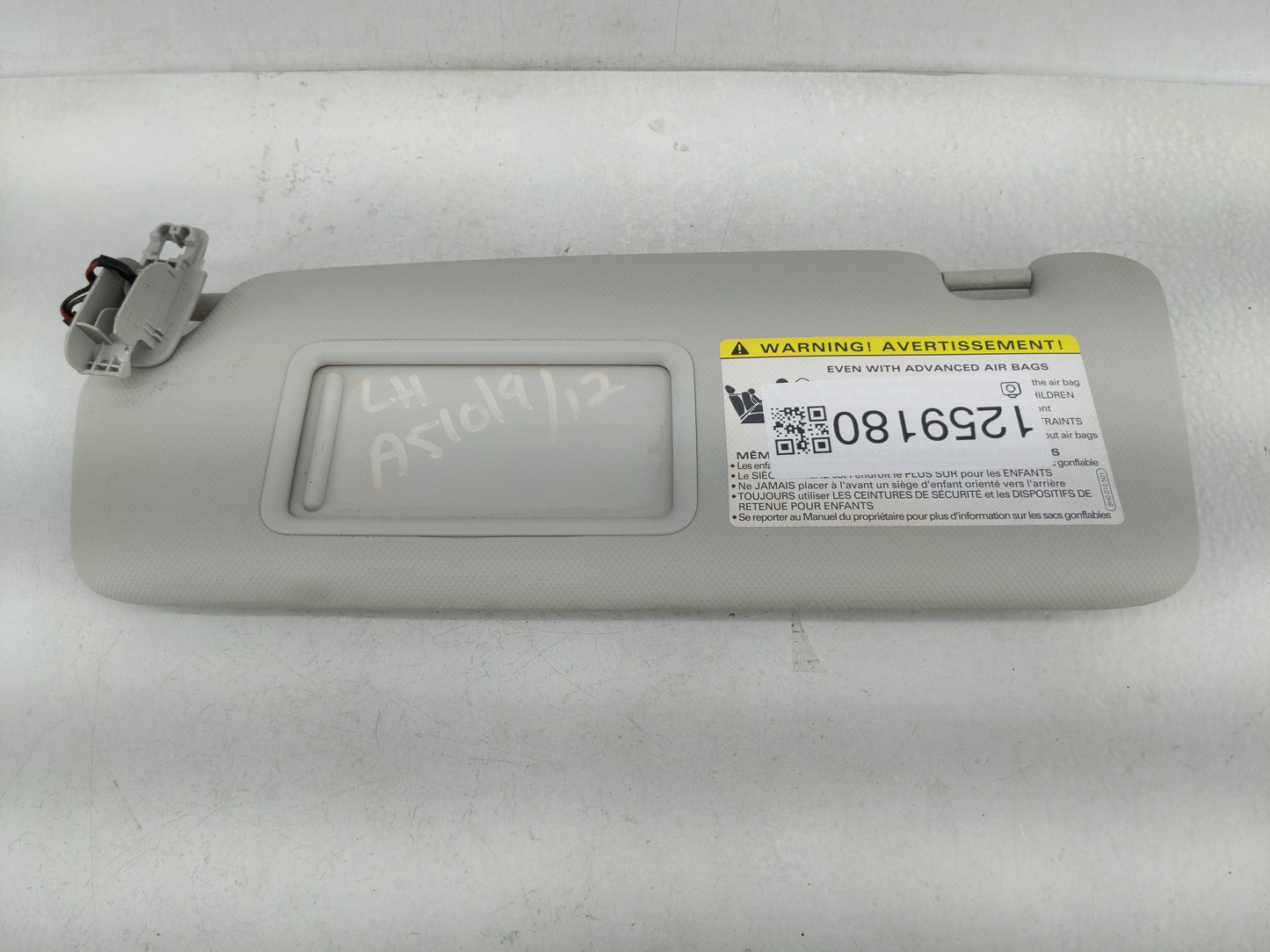 2009-2012 Audi A4 Sun Visor Shade Replacement Driver Left Mirror Fits Fits 2009 2010 2011 2012 OEM Used Auto Parts - Oemused