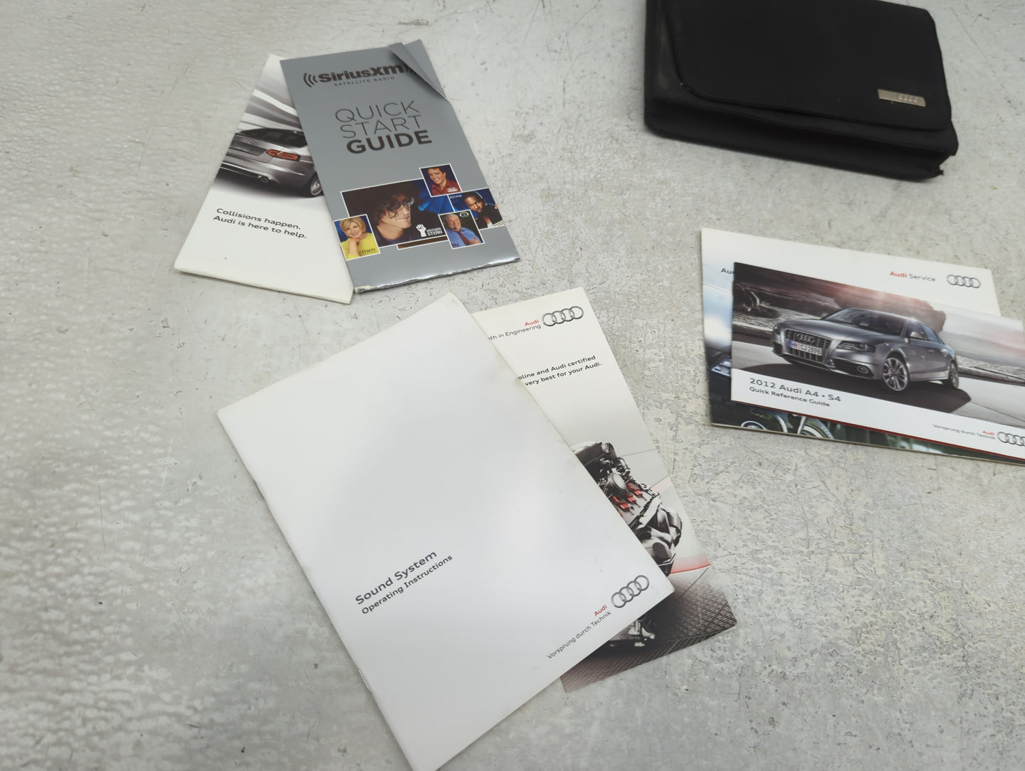 2012 Audi A4 Owners Manual Book Guide P/N:125618K223 OEM Used Auto Parts - Oemusedautoparts1.com
