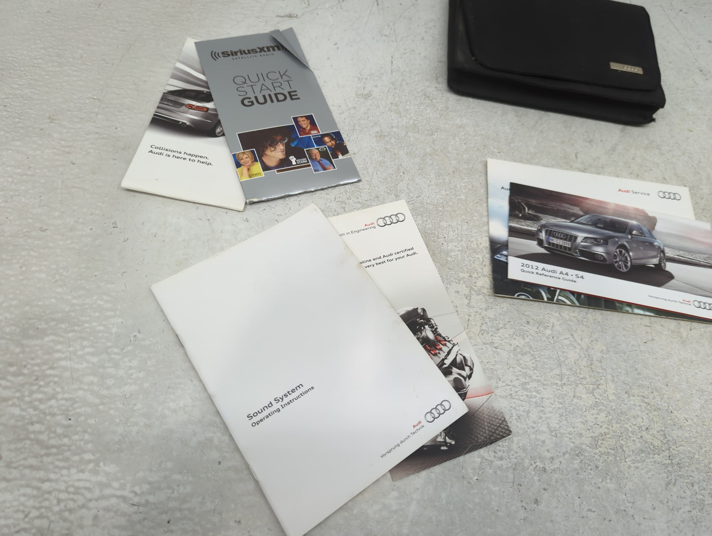 2012 Audi A4 Owners Manual Book Guide P/N:125618K223 OEM Used Auto Parts - Oemusedautoparts1.com