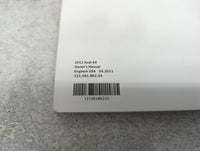 2012 Audi A4 Owners Manual Book Guide P/N:125618K223 OEM Used Auto Parts - Oemusedautoparts1.com