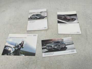 2012 Audi A4 Owners Manual Book Guide P/N:122.561.8K2.23 OEM Used Auto Parts - Oemusedautoparts1.com