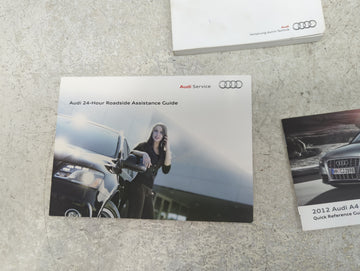 2012 Audi A4 Owners Manual Book Guide P/N:122.561.8K2.23 OEM Used Auto Parts