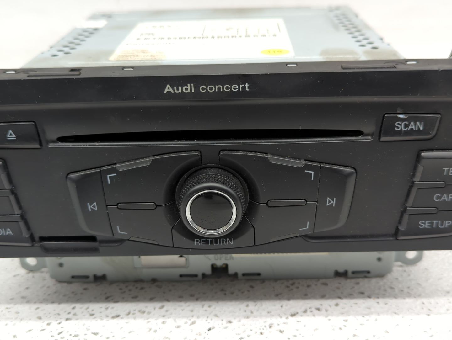2010-2012 Audi A4 Radio AM FM Cd Player Receiver Replacement P/N:8T1 035 186 R Fits Fits 2010 2011 2012 2013 2014 2015 2016 