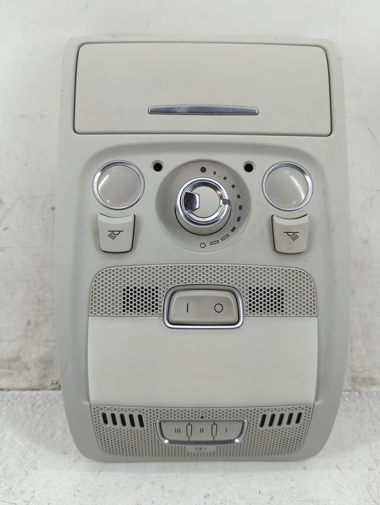 2012 Audi A4 Overhead Console W/rear Climate Control Gray - Oemusedautoparts1.com