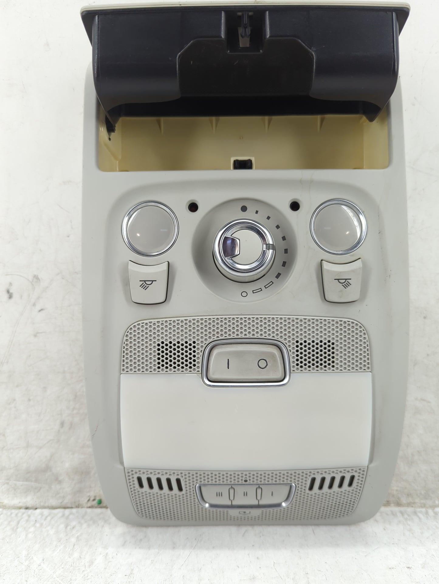 2012 Audi A4 Overhead Console W/rear Climate Control Gray - Oemusedautoparts1.com