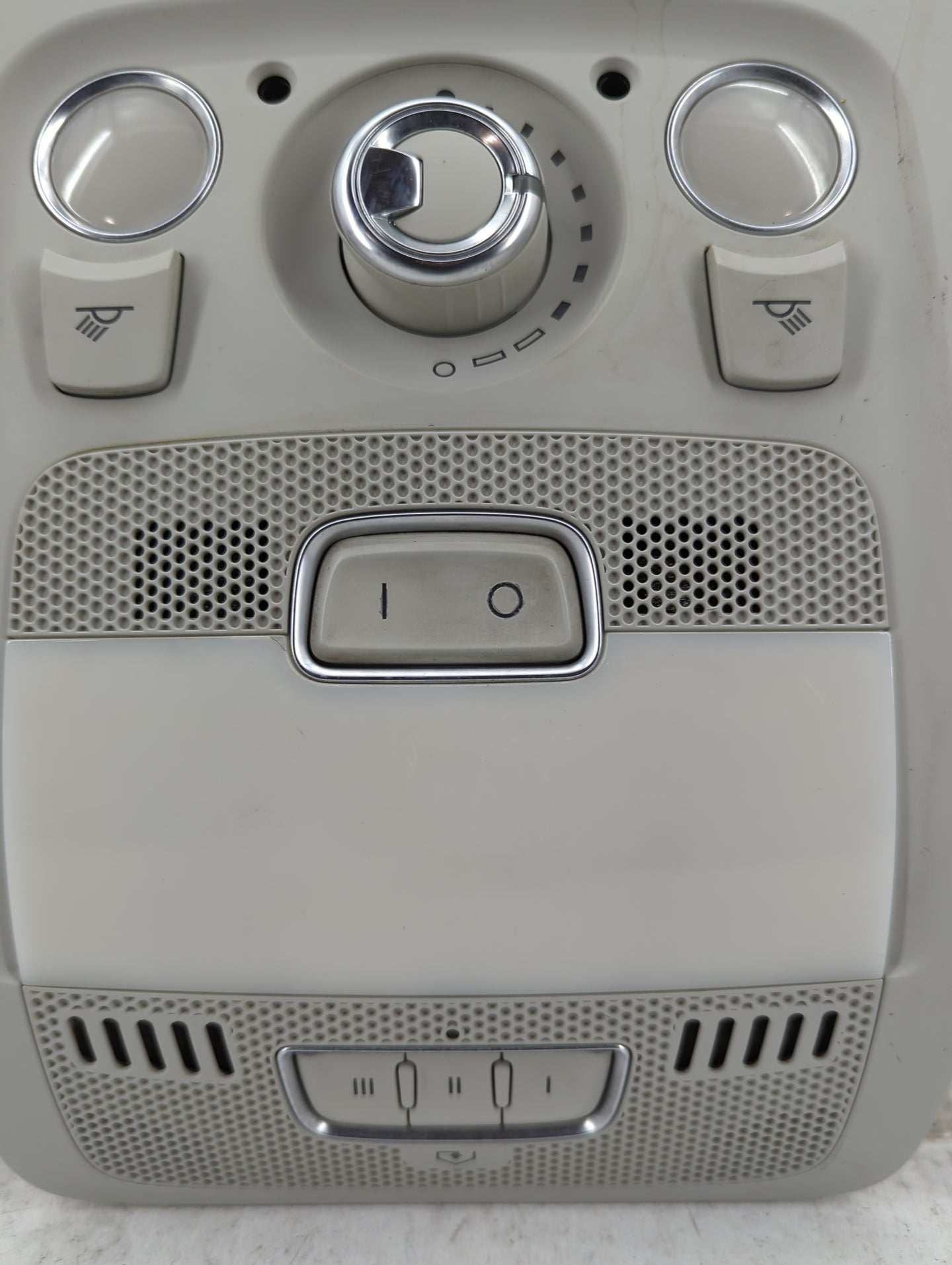 2012 Audi A4 Overhead Console W/rear Climate Control Gray - Oemusedautoparts1.com