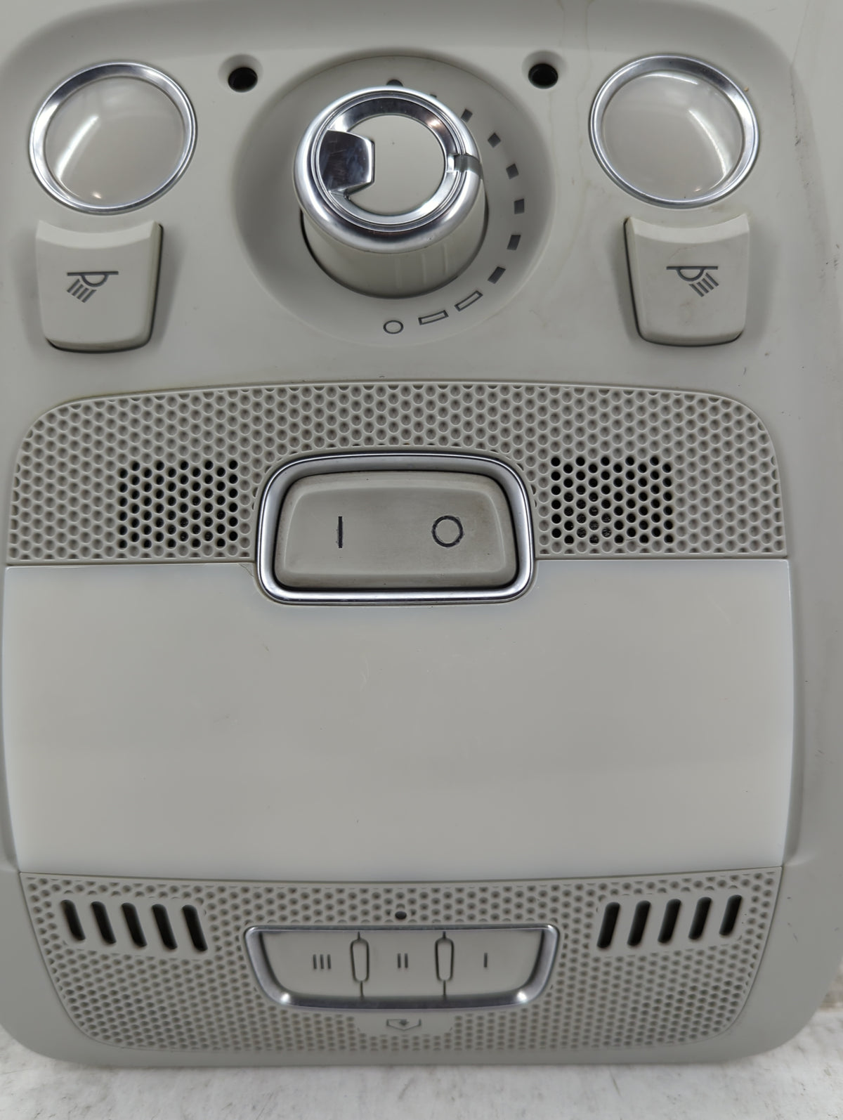 2012 Audi A4 Overhead Console W/rear Climate Control Gray - Oemusedautoparts1.com