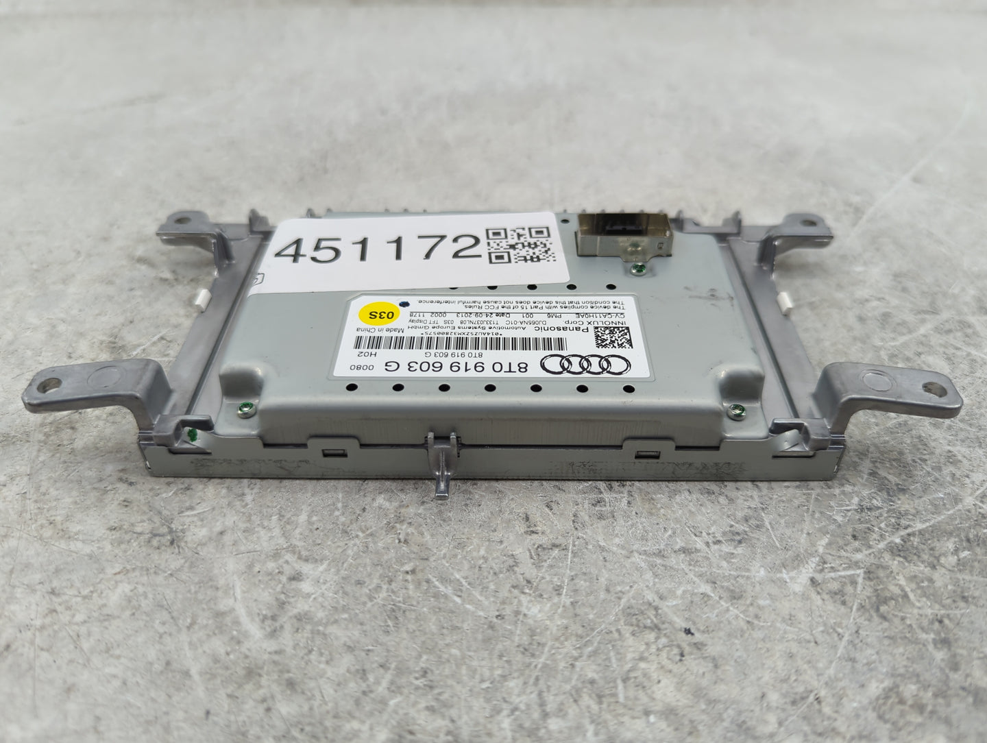 2009-2016 Audi A4 Information Display Screen - Oemusedautoparts1.com